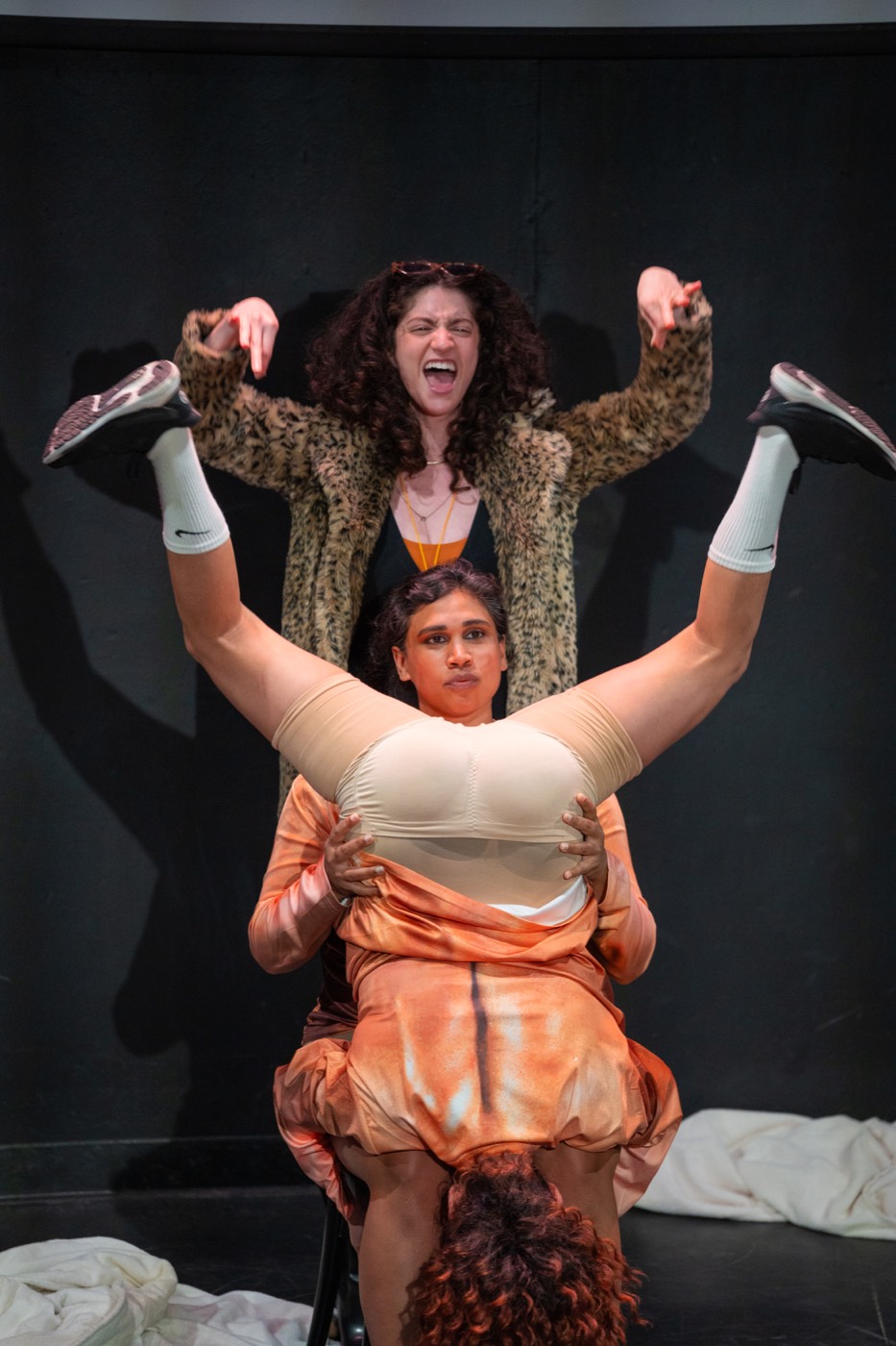 Intimacy coordinator scene on stage
